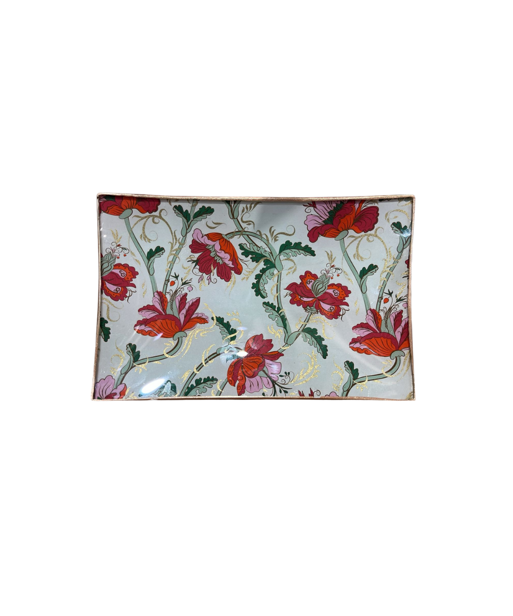 Petry Red Rectangular Tray