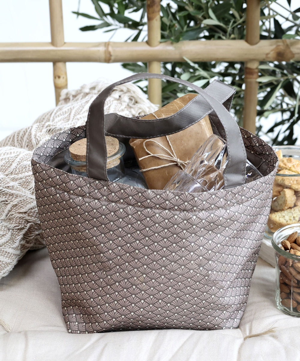 Pessac Cooler Bag w. handle H20/L32/W16 cm mocca
