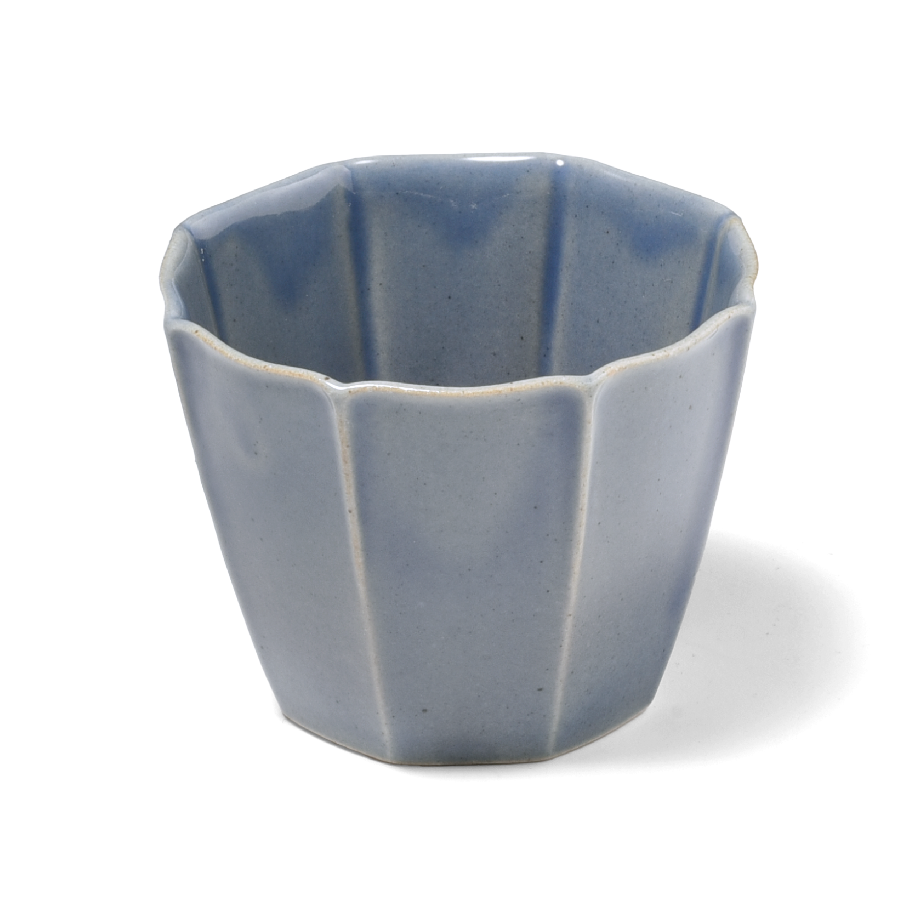 Marumitsu Hitohana cup
flower-shaped Pottery blue W- 0.87 cm D- 0.87 cm H- 0.68 cm