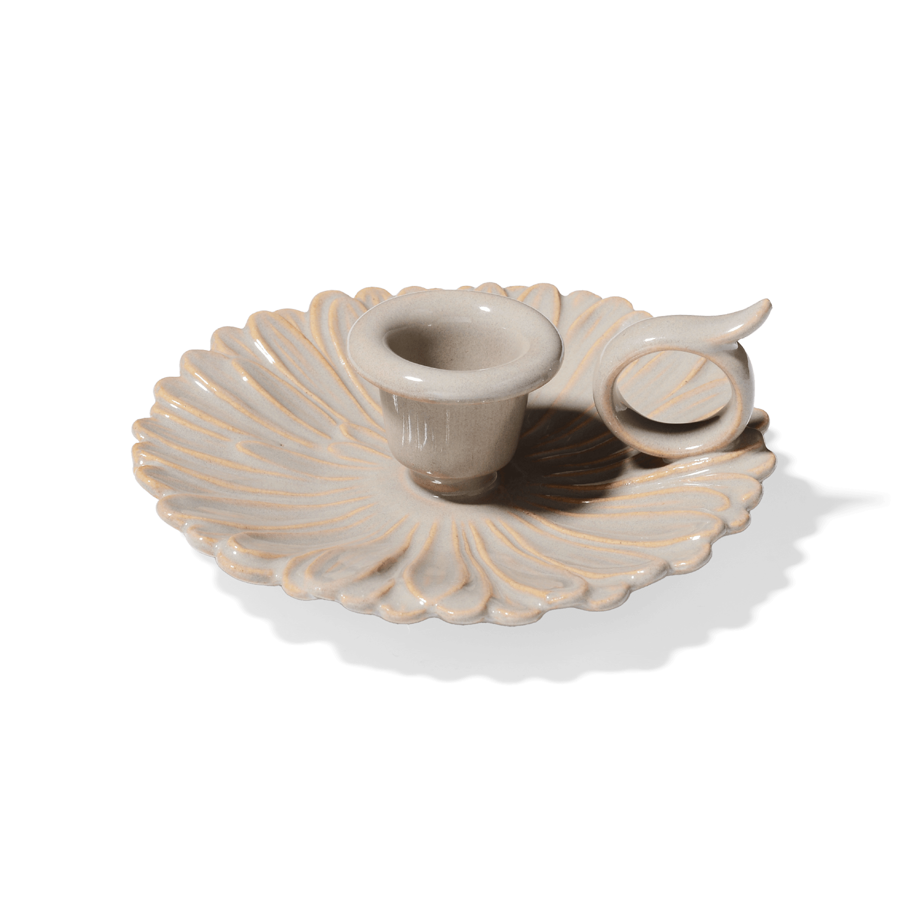 Marumitsu Gerbera candle stand
flower-shaped Pottery gray W- 135 mm D- 129 mm H- 54 mm