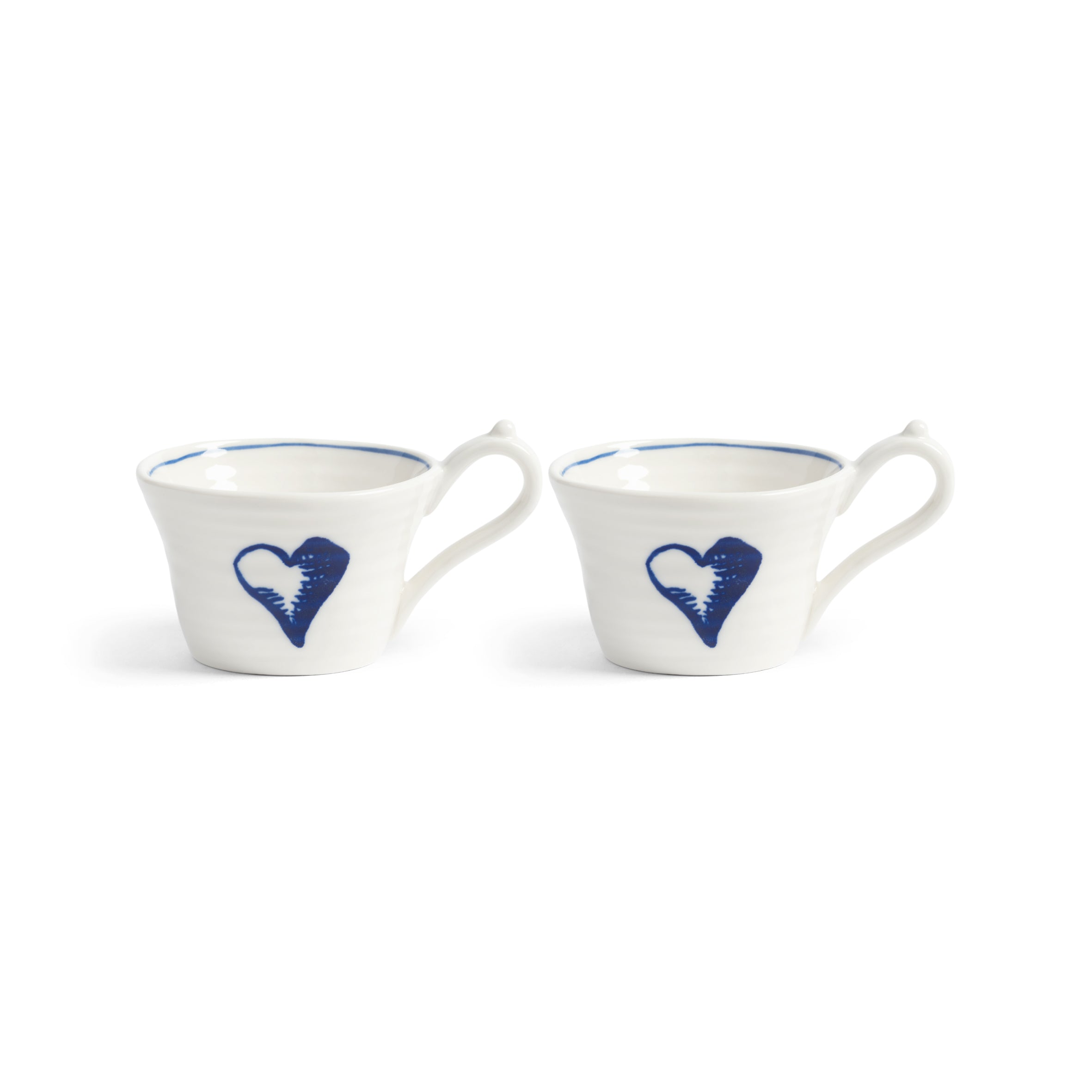 Klevering Mug Anouk Heart Small Set Of 2 Capacity 100 ml Porcelain