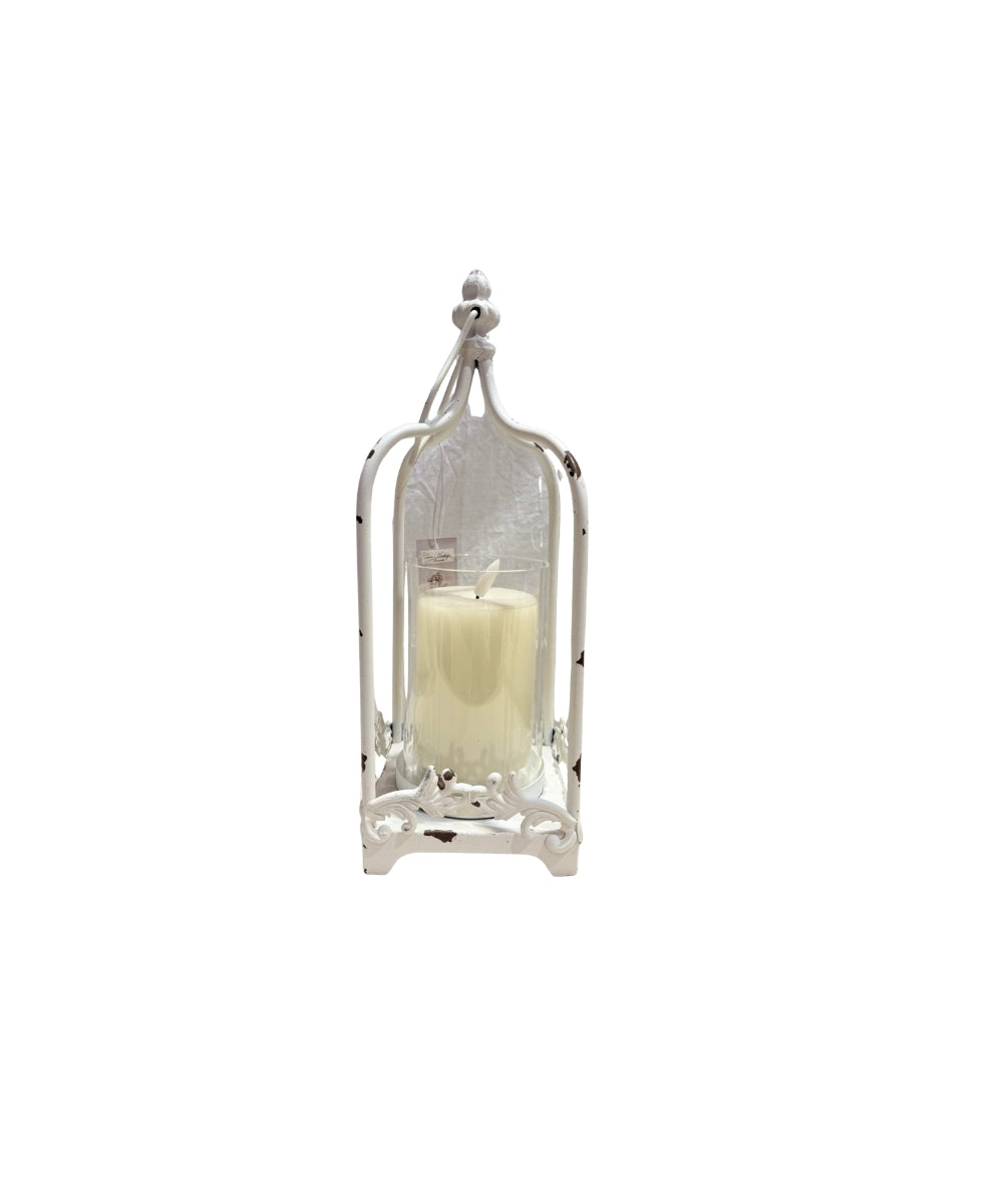 Lantern W. 1 Holder For Candle & Decor H34/L12/W12 Cm