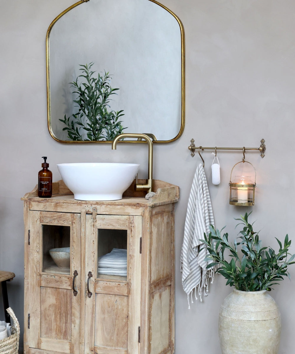 Rack H10/L40 cm antique brass