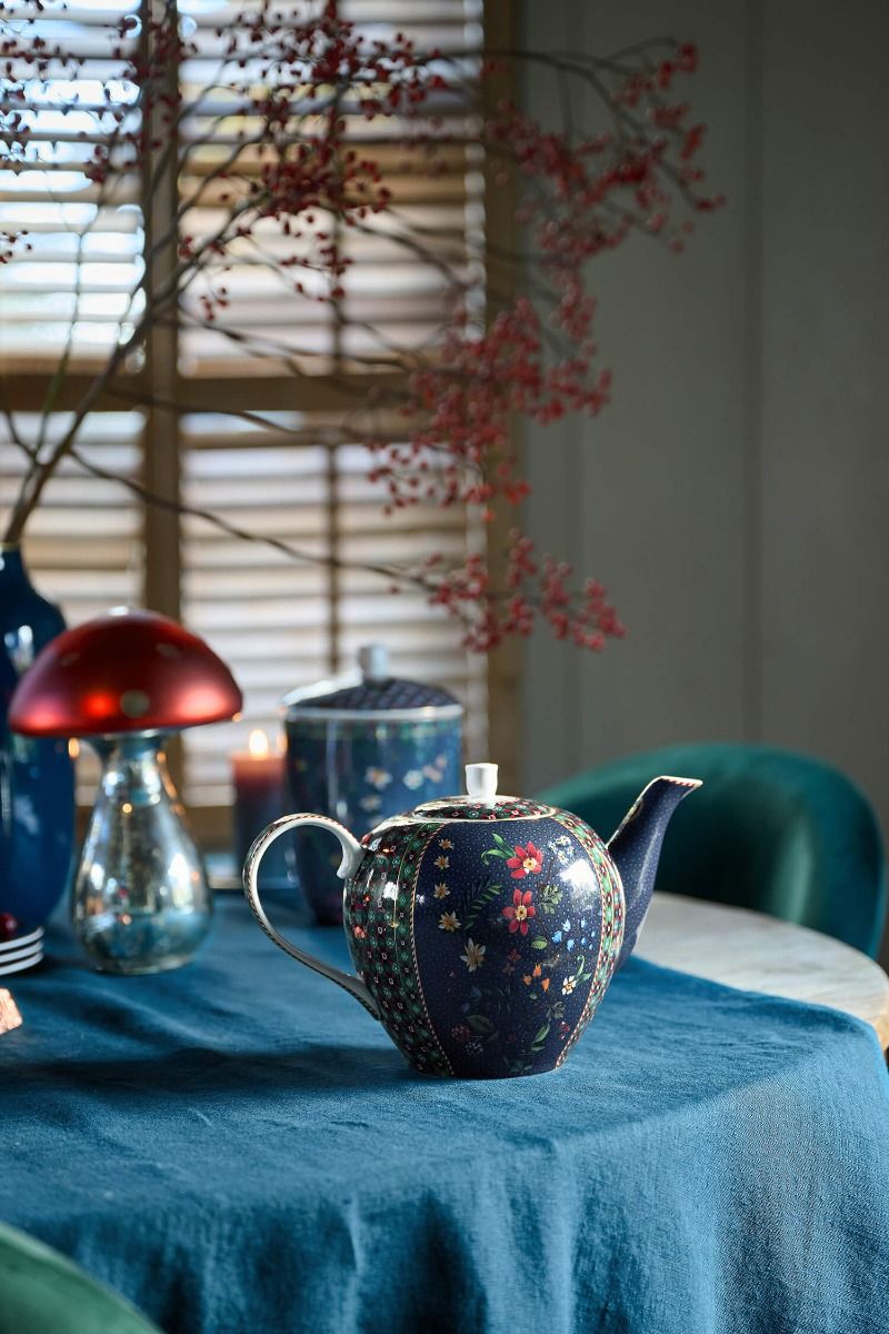 Teapot Large Berry Blues Blue 1.6 Ltr