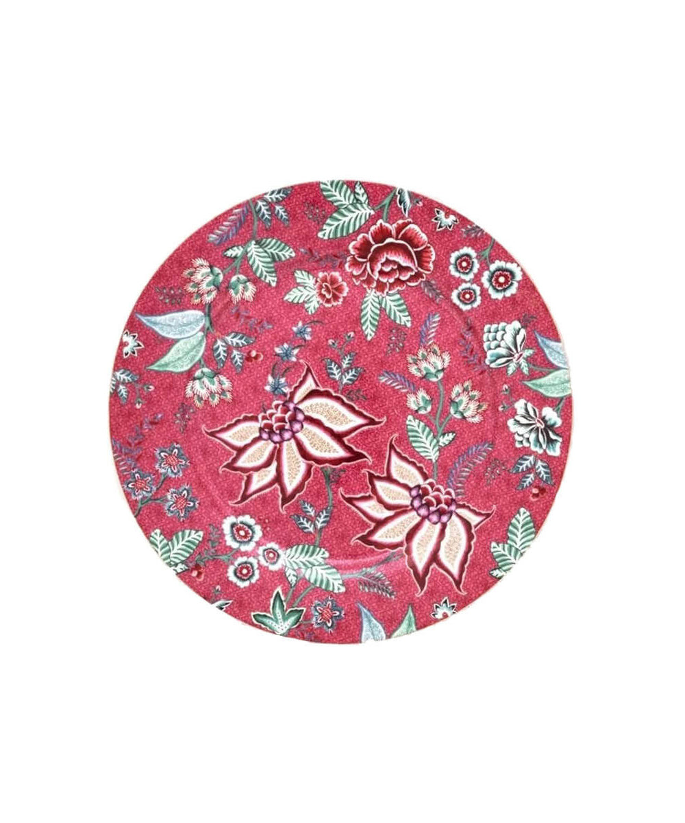 Plate Flower Festival Dark Pink (32 cm)