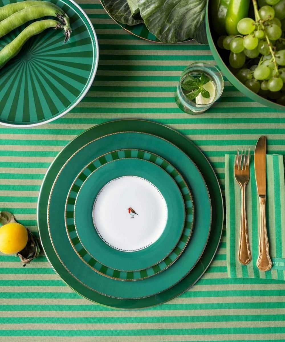 Plate Love Birds Emerald (17 cm)