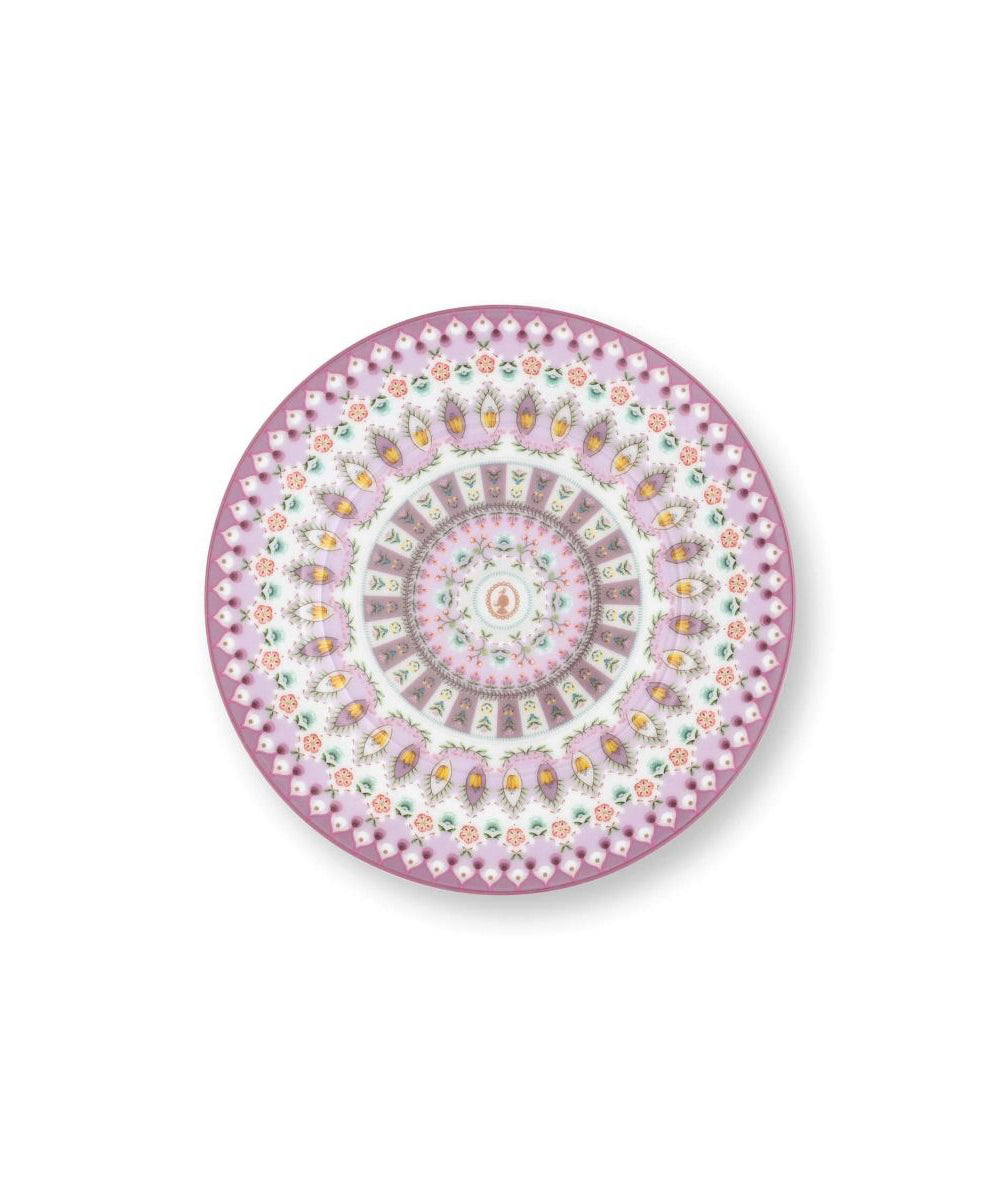 Plate Lily&Lotus Moon Delight Multi 17Cm