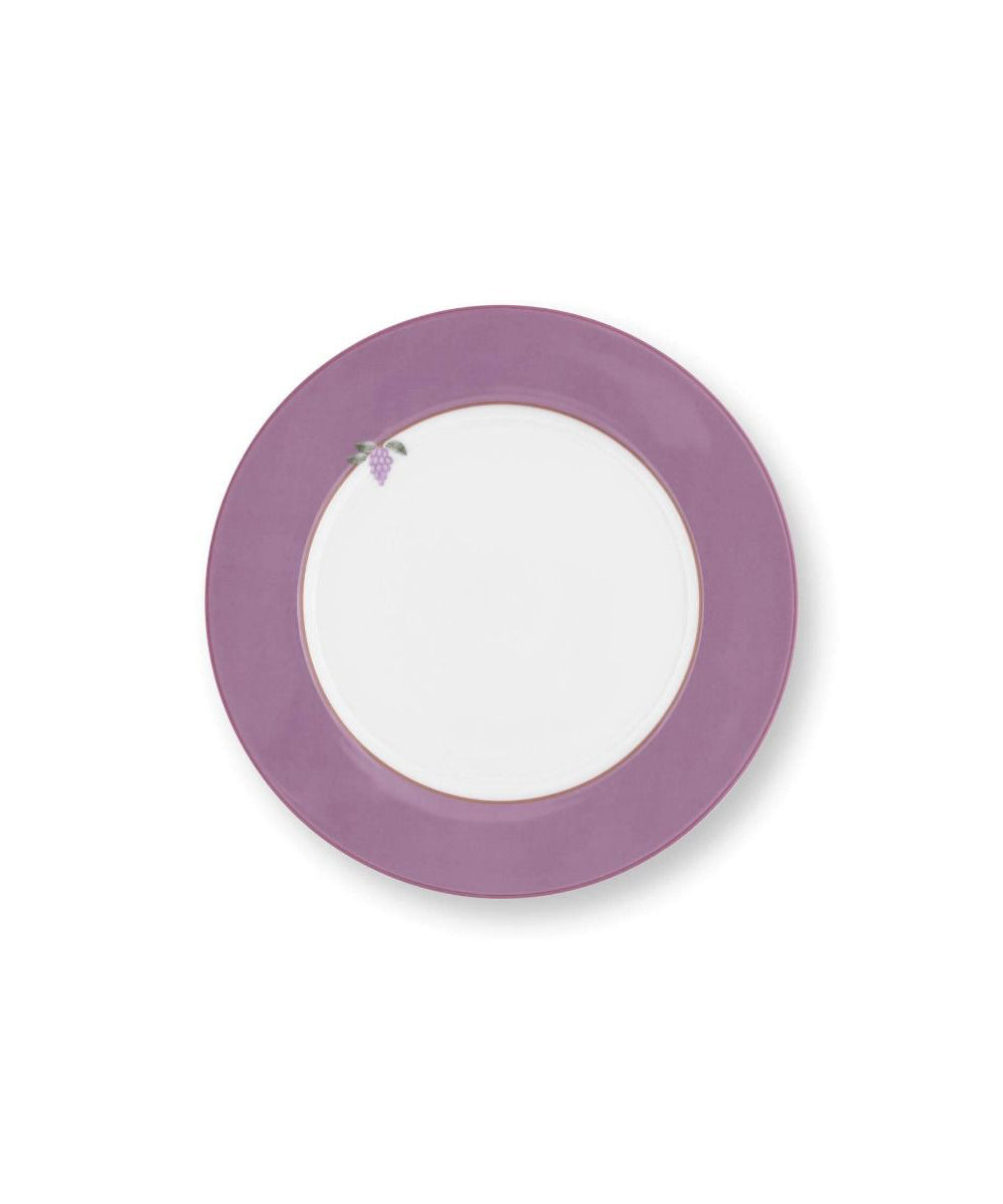 Plate Lily & Lotus Uni Lilac 21Cm