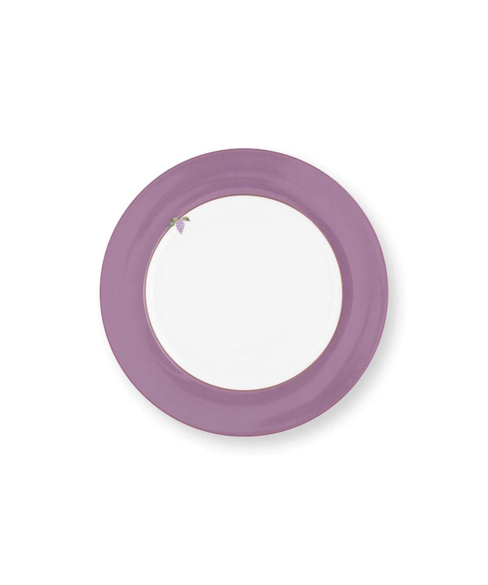 Plate Lily & Lotus Uni Lilac 23Cm