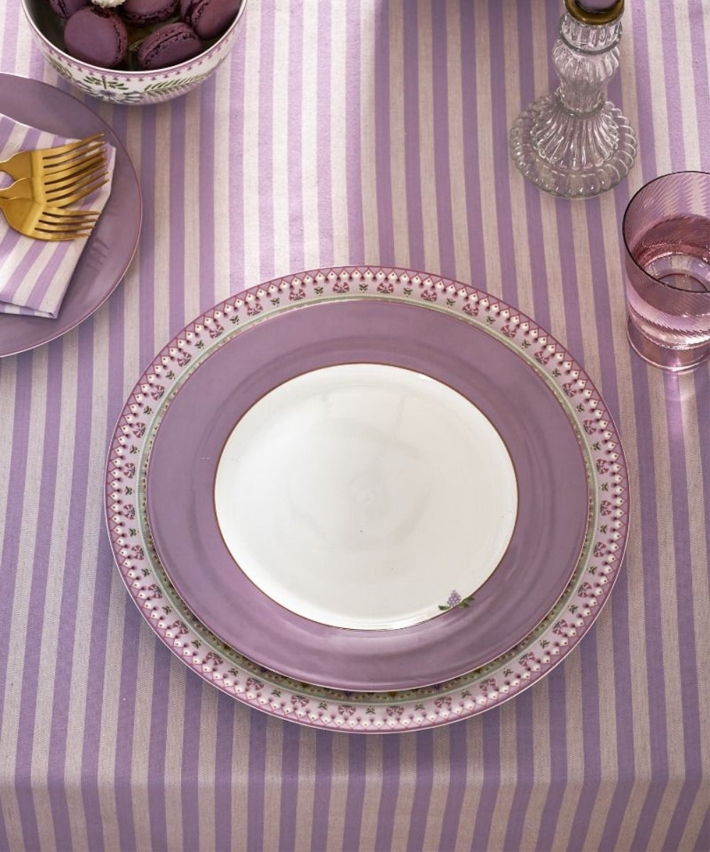 Plate Lily&Lotus Uni Lilac 26.5Cm