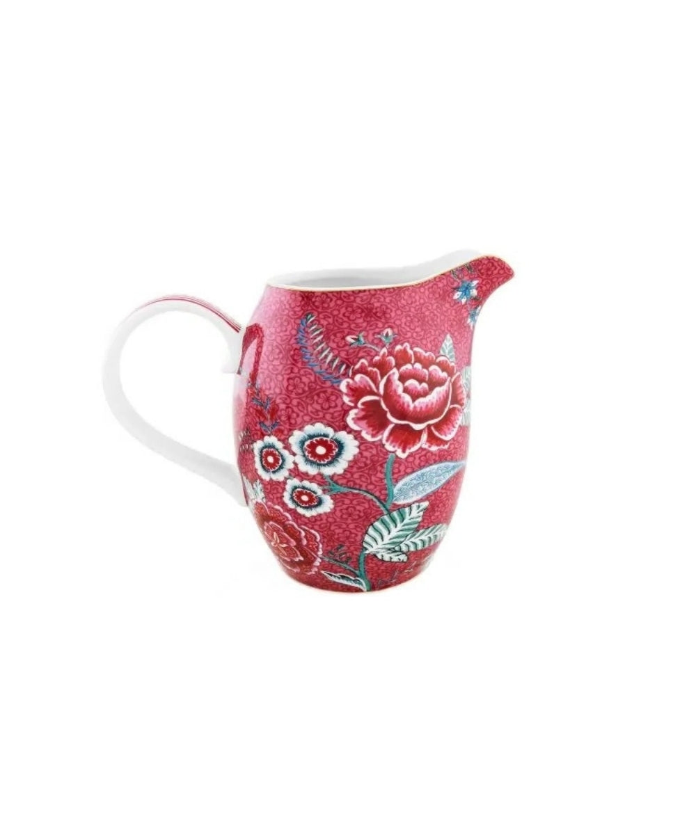 Jug Large Flower Festival Dark Pink (950 ml)