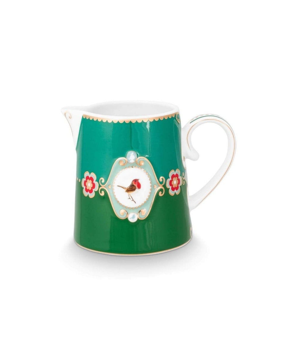 Jug Small Love Birds Medallion Emerald -Green 270ml