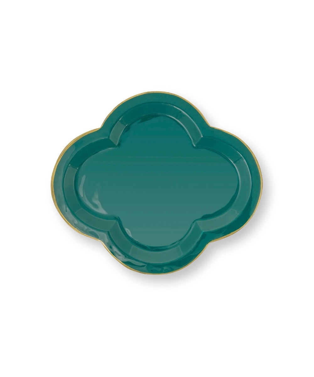 Tray Fancy Dark Green (Large)