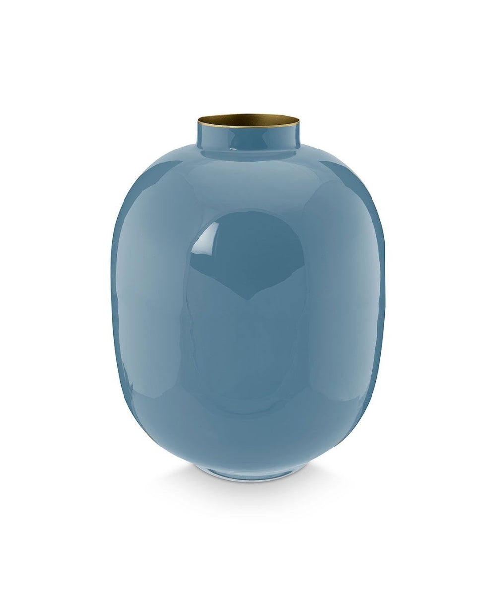 Vase Metal Blue (32 cm)
