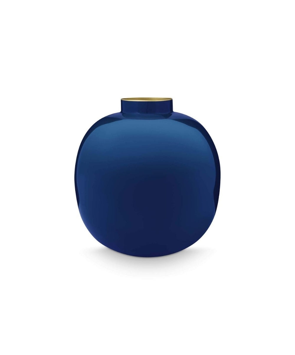 Vase Metal Blue (23 cm)