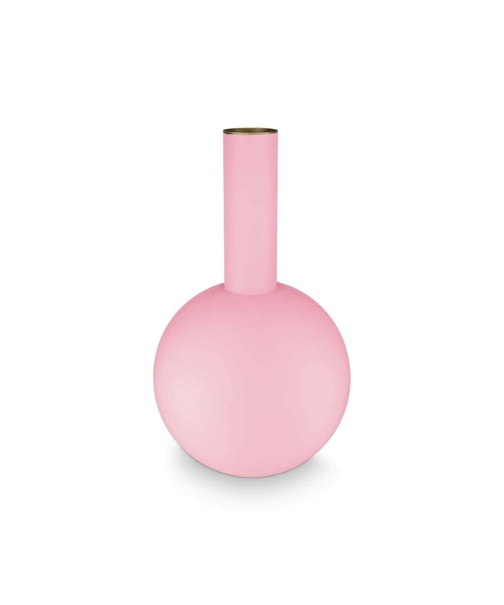 Vase Metal Matt Light Pink (42 cm)