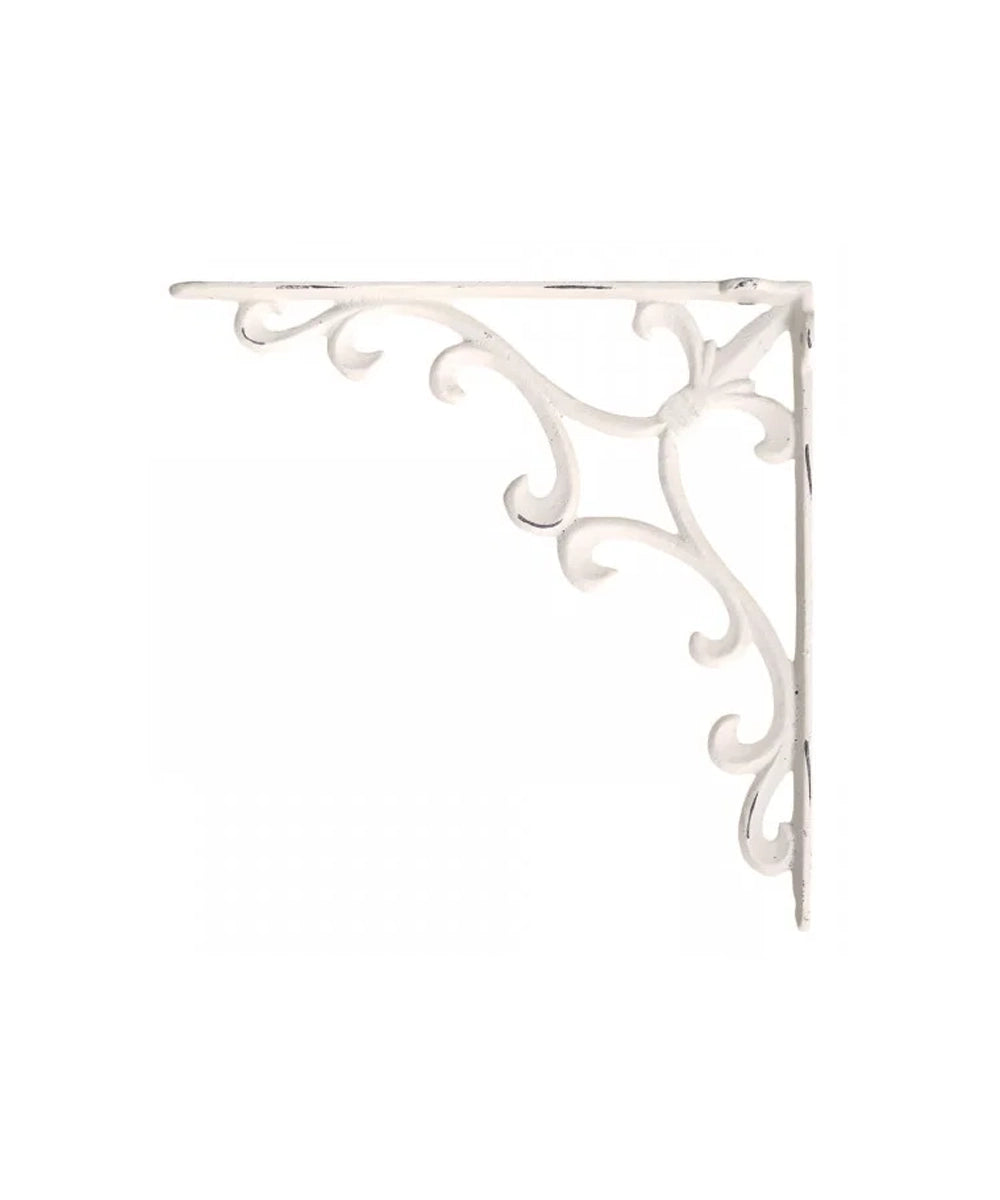 Shelf Bracket W. French Lily H25/L25/W4 Cm Antique Cream