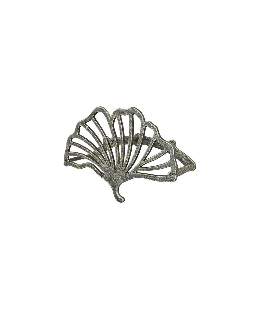 Garden Hose Holder for wall H26.5/L36.5/W14 cm antique brass