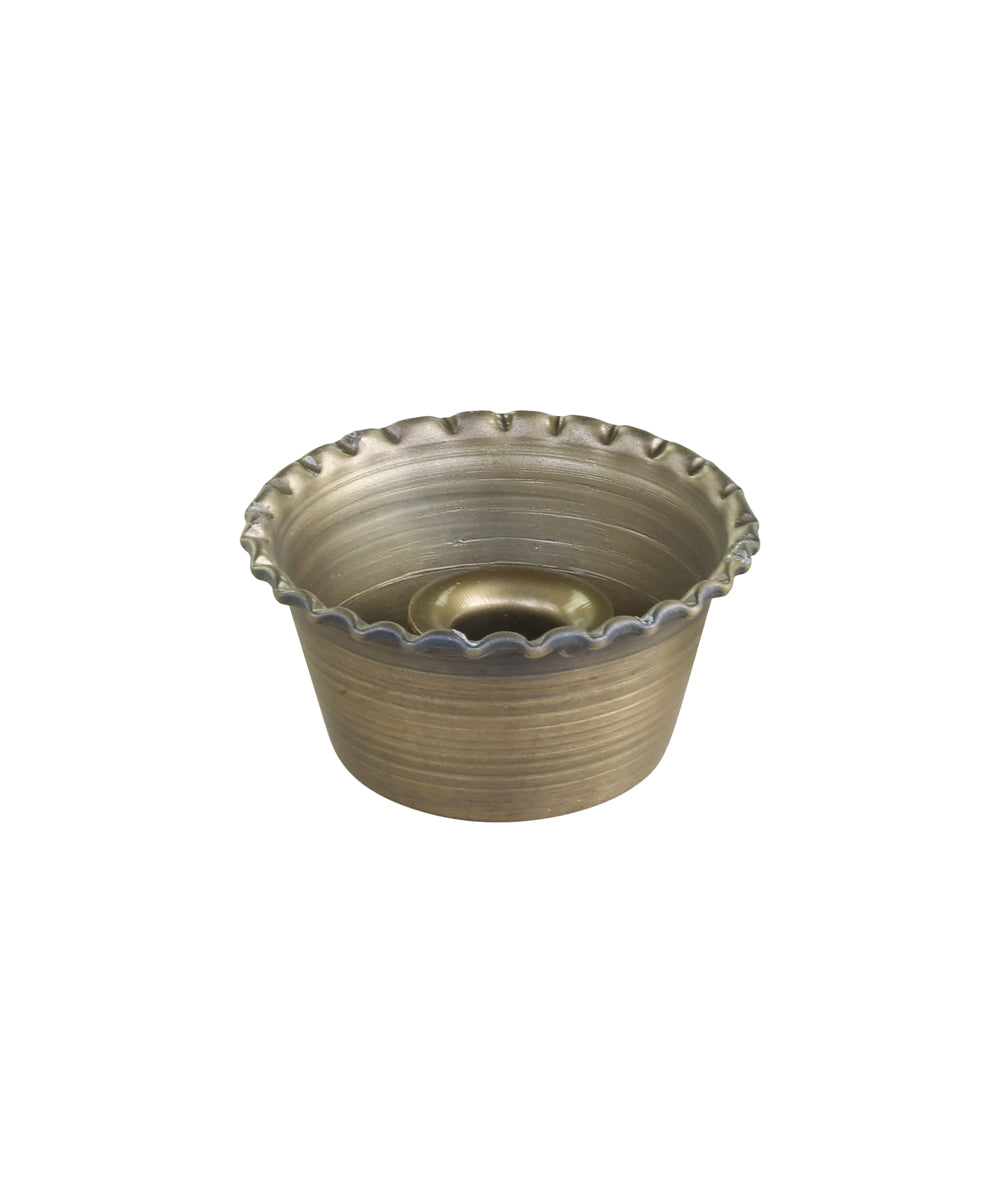 Candlestick For Taper Candles H3/D5.5 Cm Antique Brass