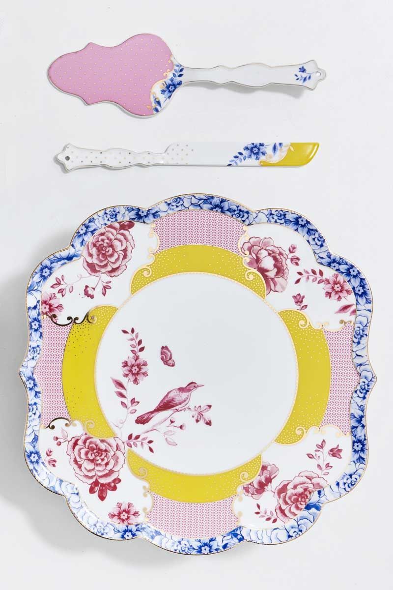 Pip Studio | Cake Tray Royal | L- 31 cm H- 8 cm D- 17 cm | Porcelain