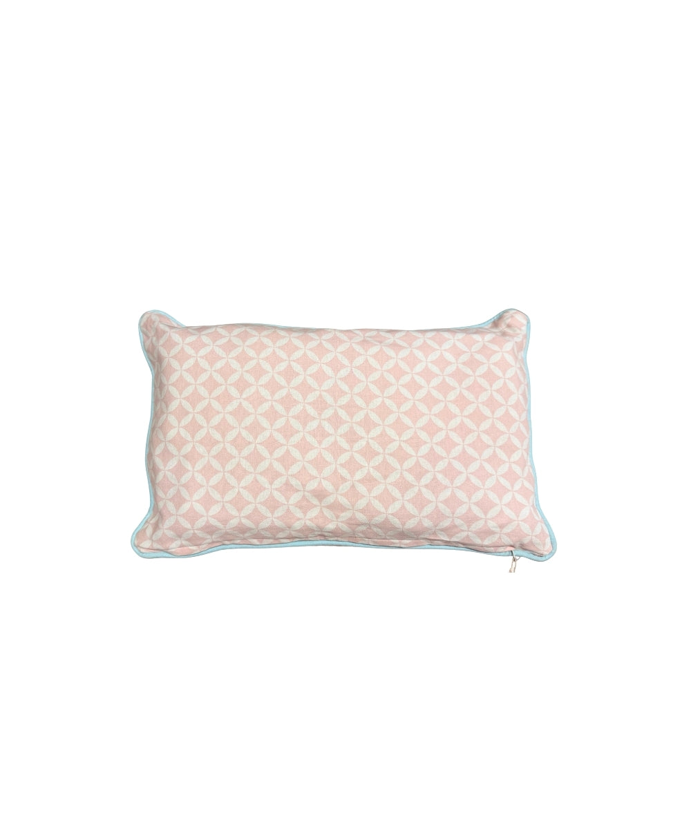 Cushion Cover Mai Peach 30X50 Cm - soft pink rectangular cushion subtle