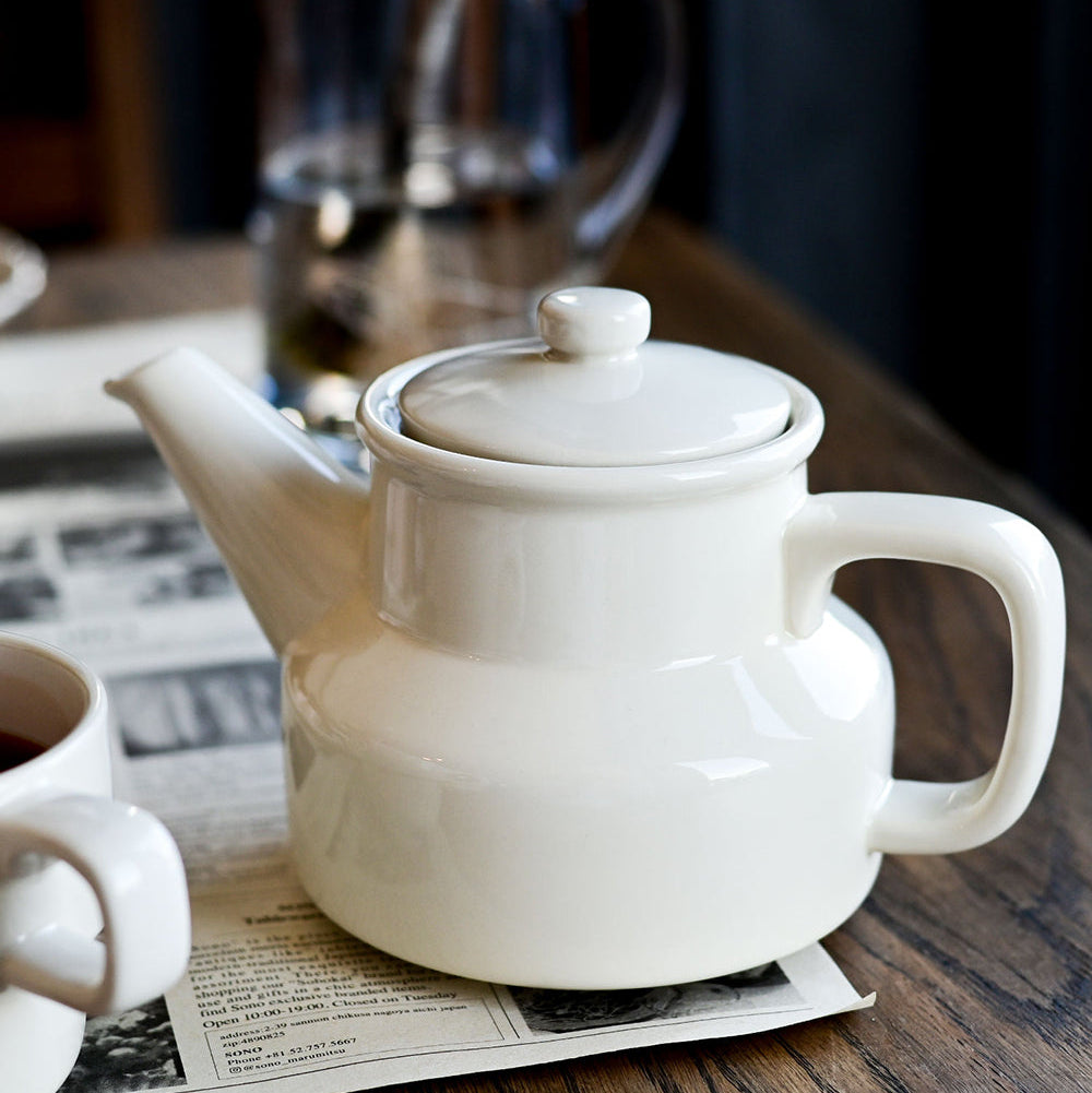 Causette Pot White Round White (12.5 x 20 x 12.5 cm)