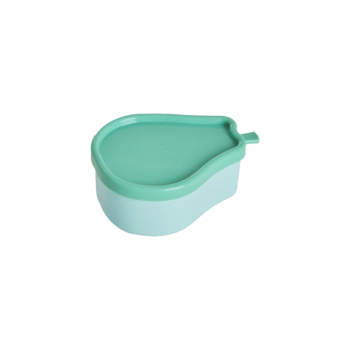 Rice Plastic Food Keepers in Pear Shape - 6 pcs in a Net green