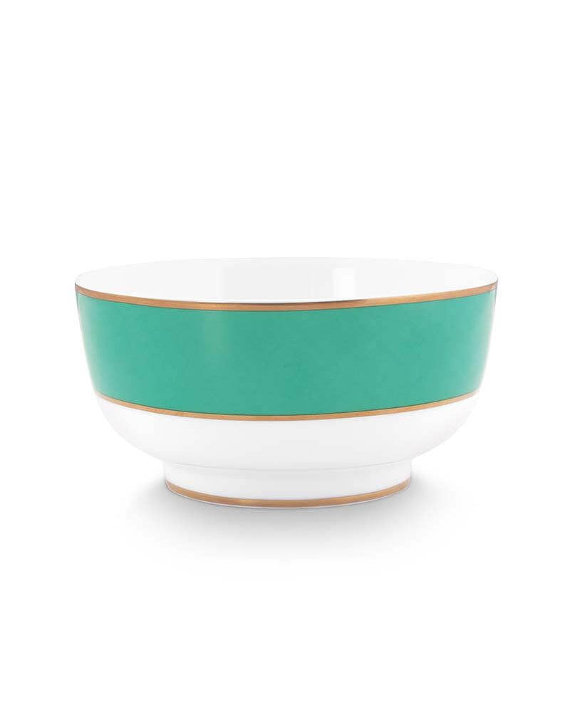 Pip Studio Pip Chique Gold-Green Bowl Second Chance | 15.5 cm