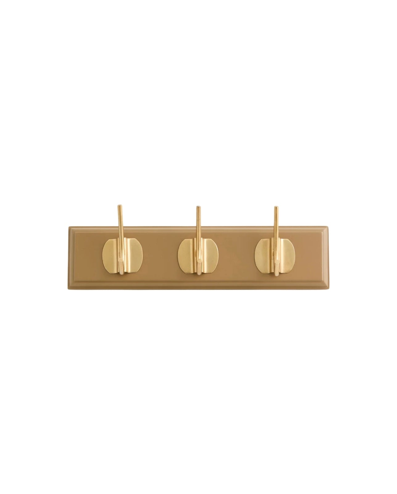 EDGY coat rack 3 hooks - brown