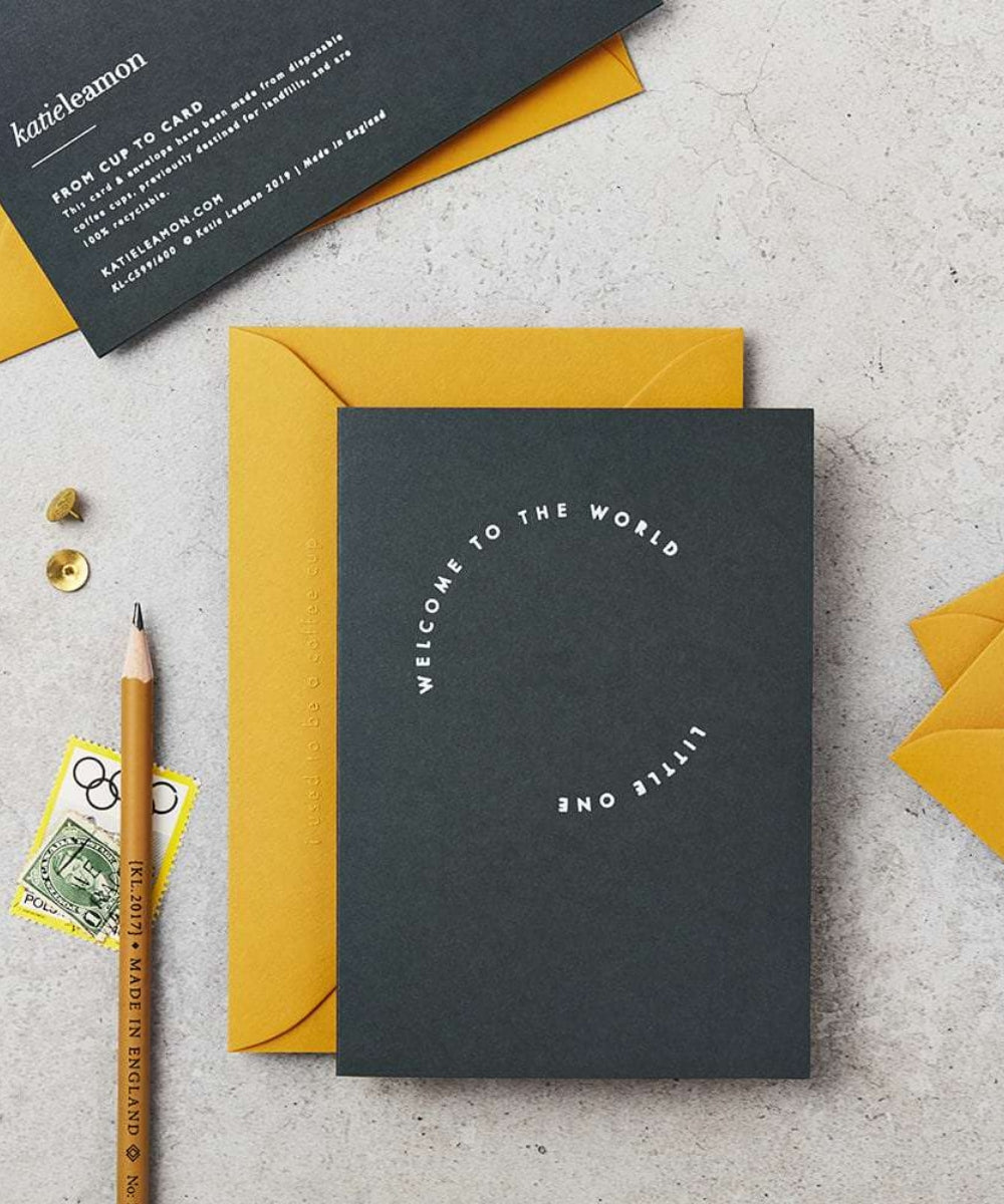 Extract Little One Navy - dark gray matte card white