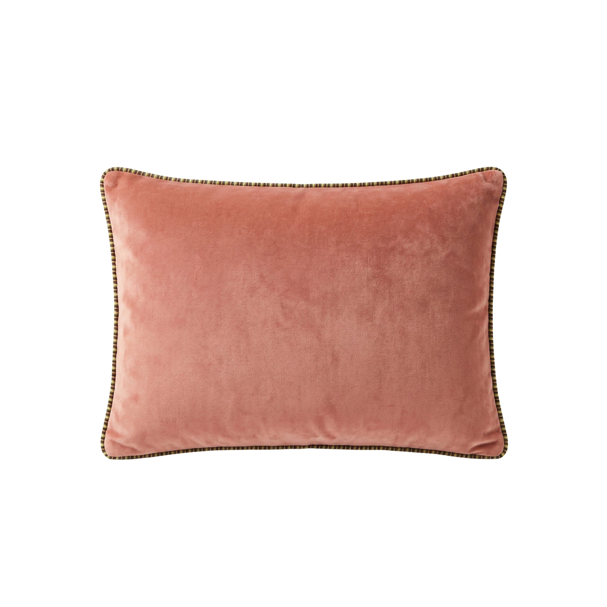 Goyaal Living Namaste velvet cushion cover- L-35cm W-50 cm Clay