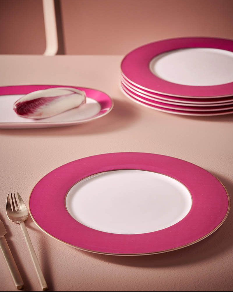 Pip Studio Pip Chique Gold-Pink Plate Second Chance | 28 cm