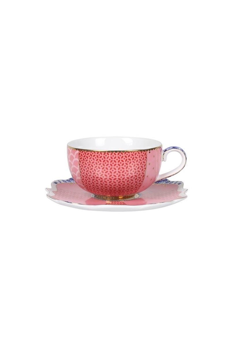 Pip Studio | Espresso Cup and Saucer Royal Pink | 125 ml | Porcelain