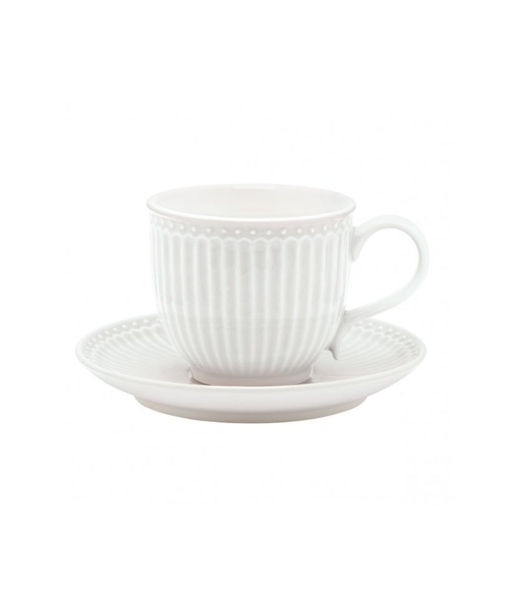 Cup & Saucer Alice White (300 ml)