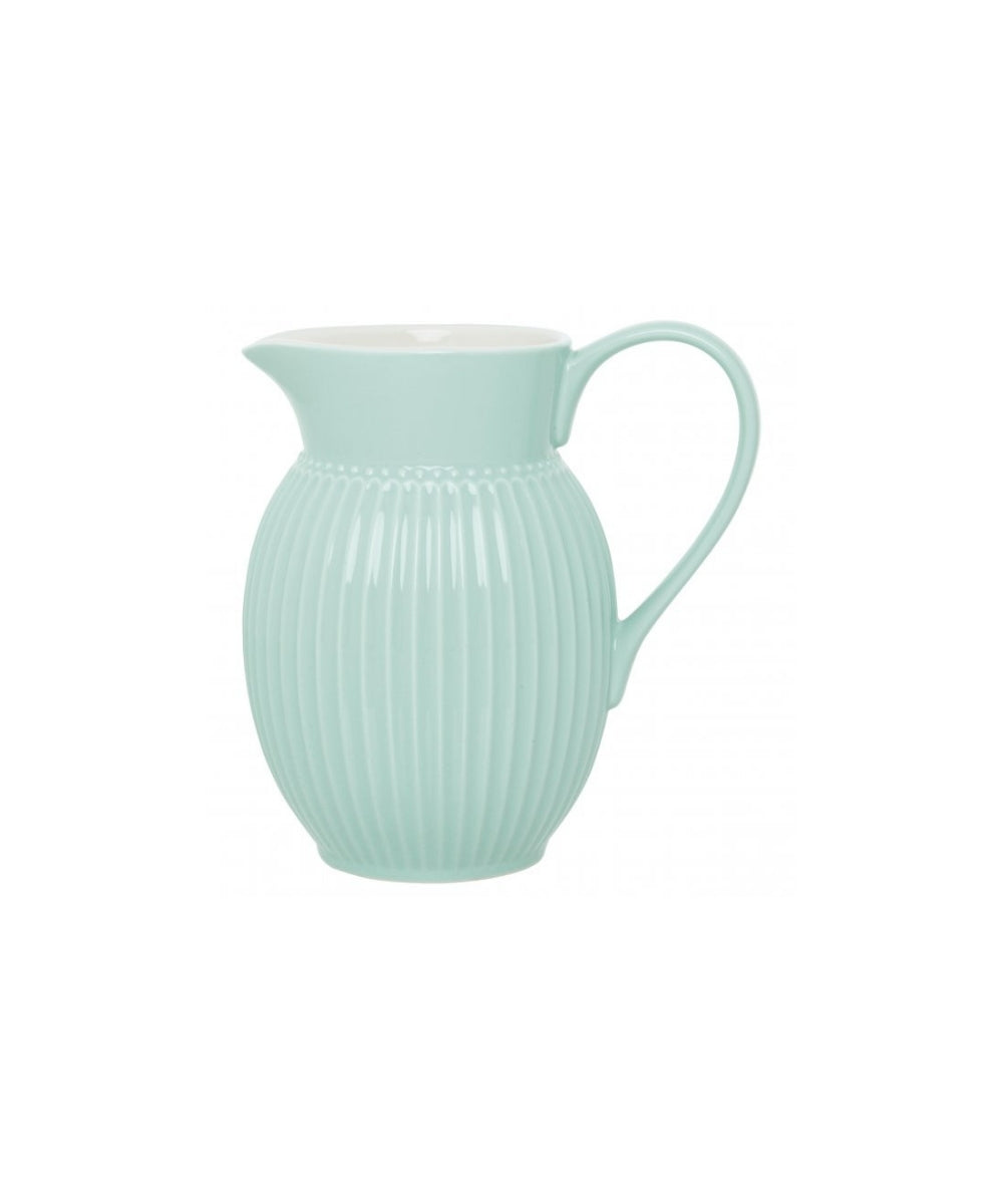 Jug Alice Cool Mint 1.5L - mint green ceramic pitcher vertical