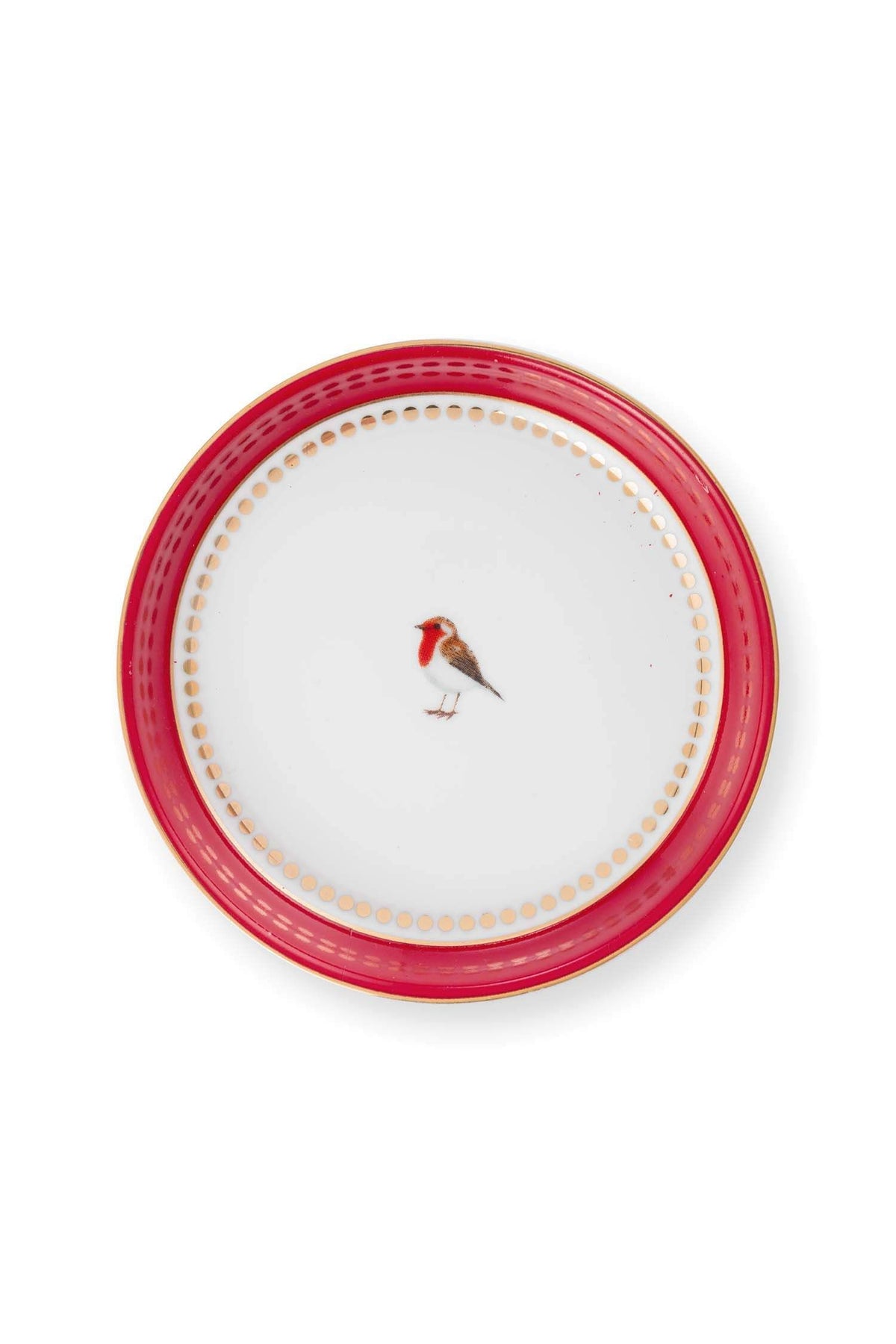 Pip Studio | Tea Tip Love Birds Red | D- 9 cm | Porcelain