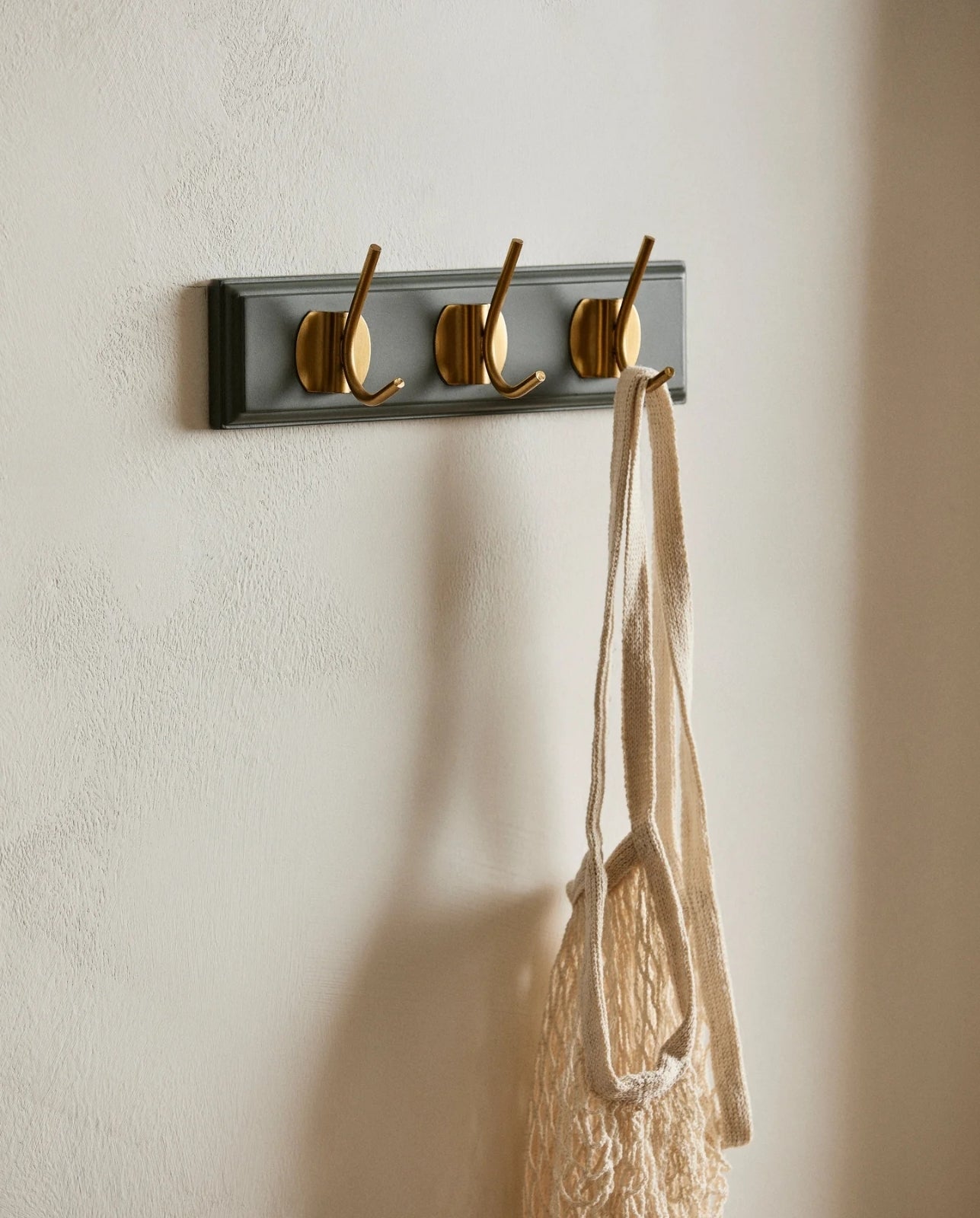 EDGY coat rack 3 hooks - grey