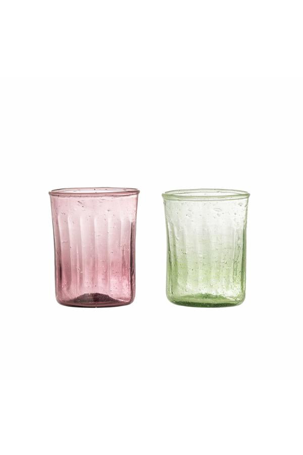 Blooming Ville Sunil Drinking Set of 2 Glass 240 ml Multi
