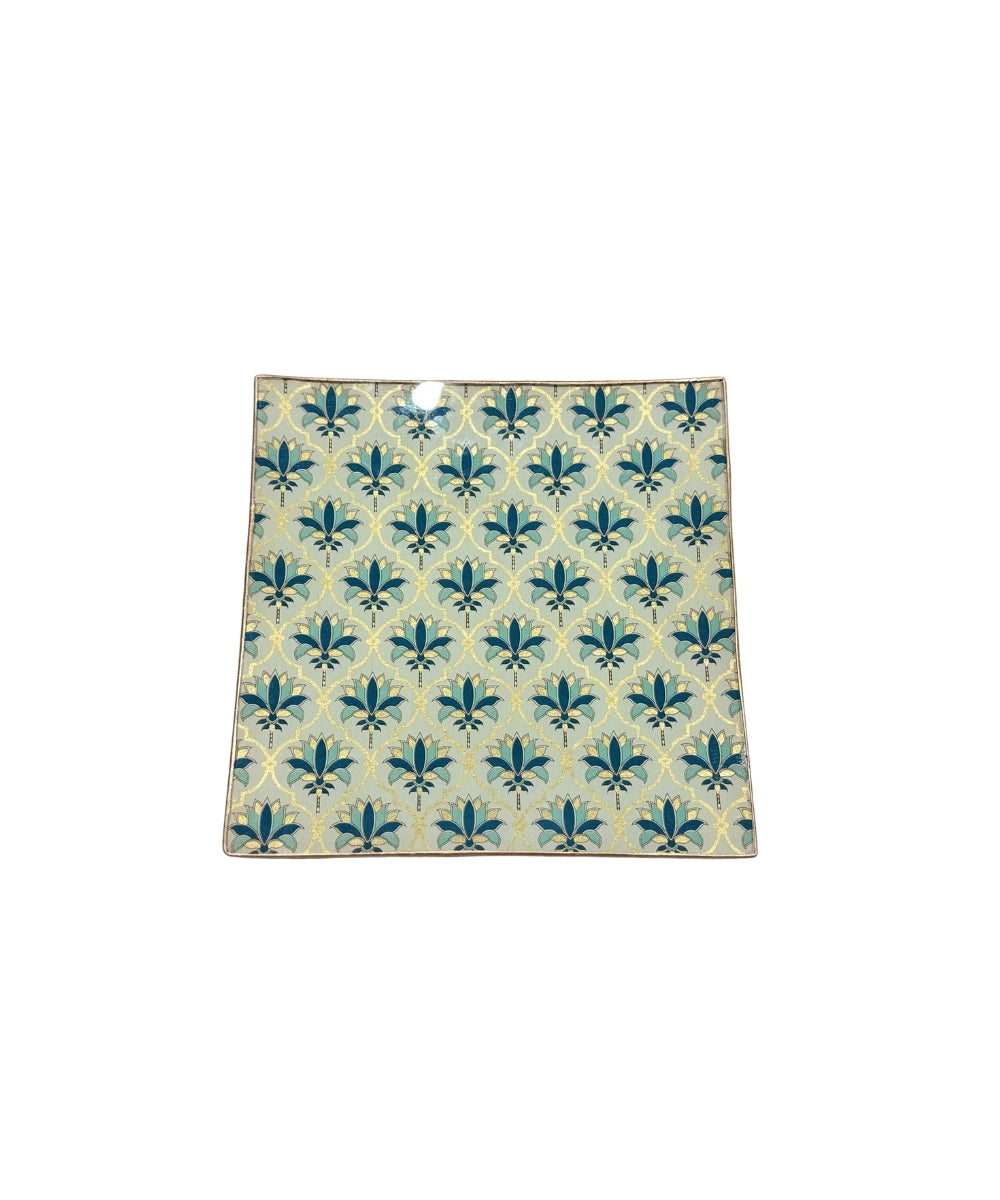 Enya Blue Square Tray