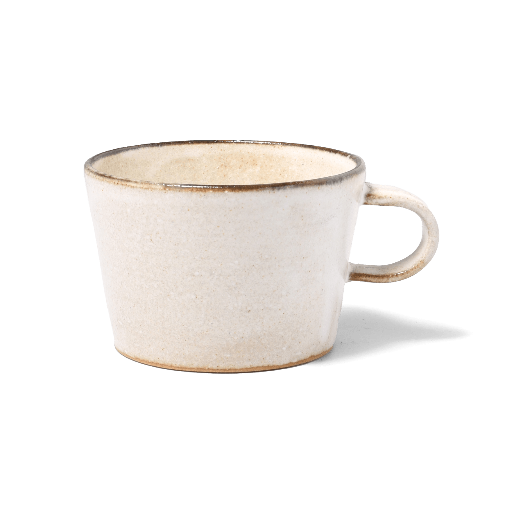 Marumitsu Bouleau tappered mug
 Pottery gray W- 1.10 cm D- 0.85 cm H- 0.56 cm