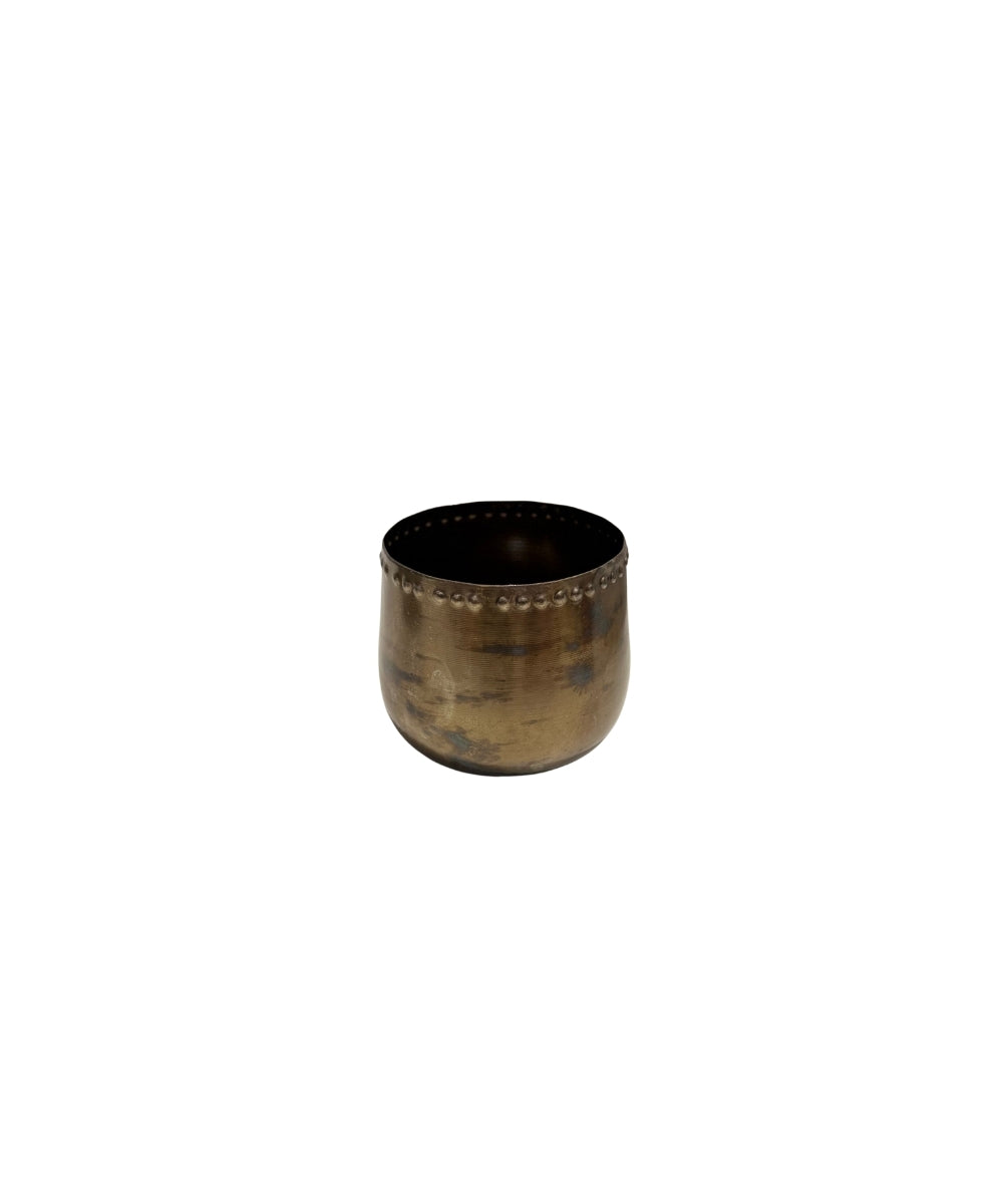 Flowerpot W. Pearl Edge (S)