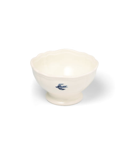 Early Bird Small Bowl White & Blue (10 x 10 x 6.2 cm)
