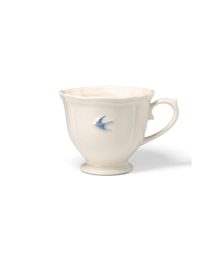 Early Bird Round Mug White (12 x 9.7 x 8 cm)