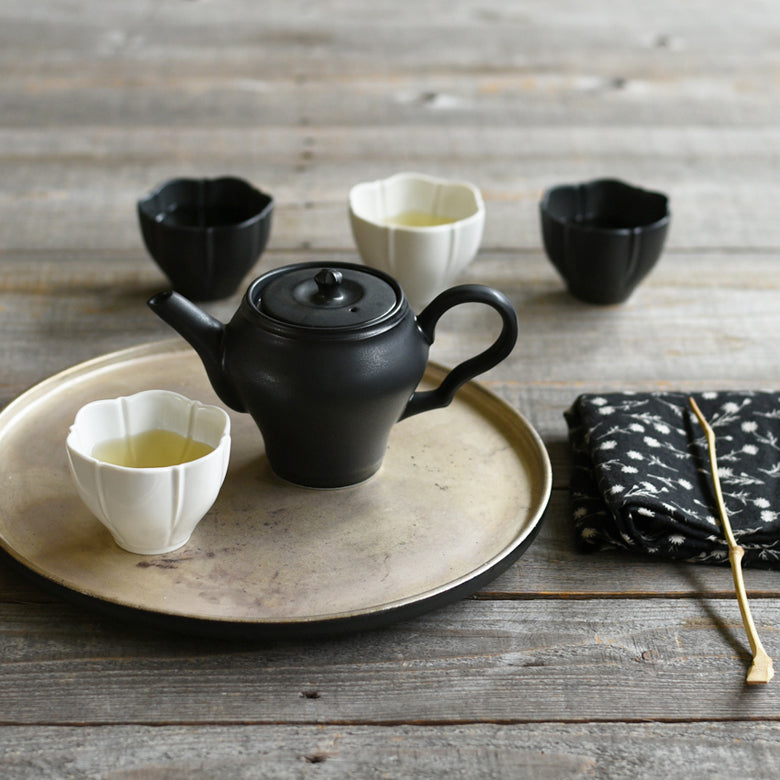 Marumitsu Jasmin cup
 Porcelain white W- 0.75 cm D- 0.73 cm H- 0.51 cm