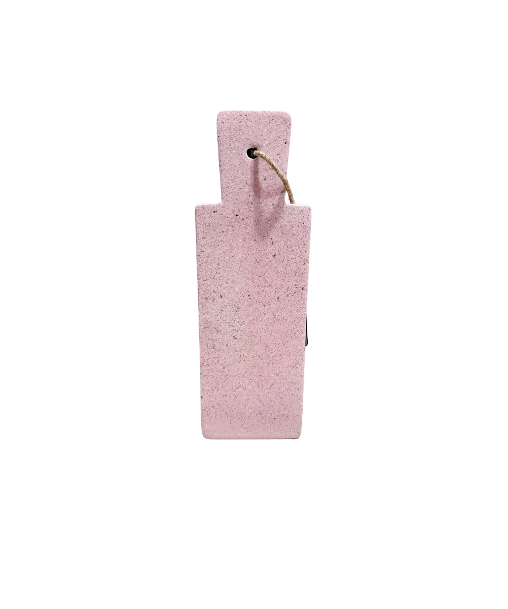 Plank Rectangle Terrazzo Pink Small - pink speckled stone board looped