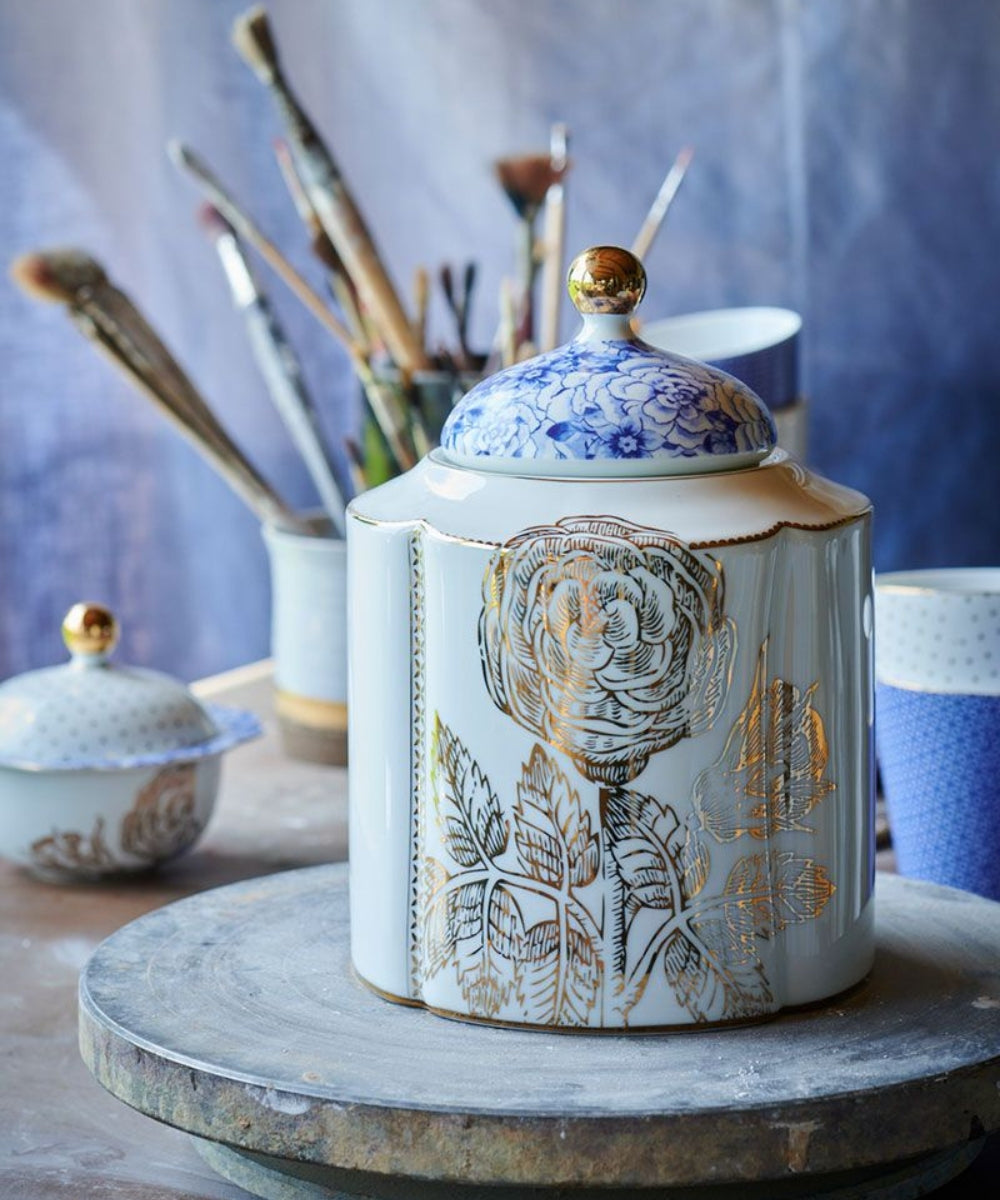 PIP Studio | Storage Jar Medium Royal White