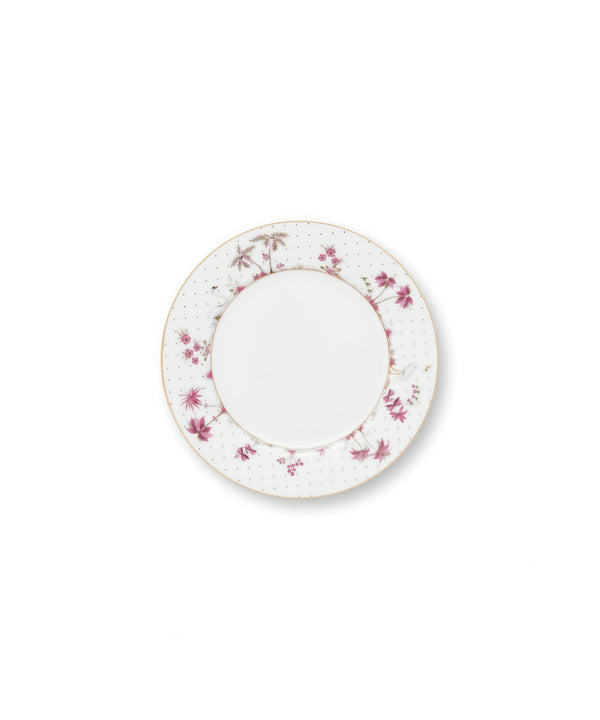 Pip Studio Plate Jolie Dots Gold Pink D- 21 cm Porcelain