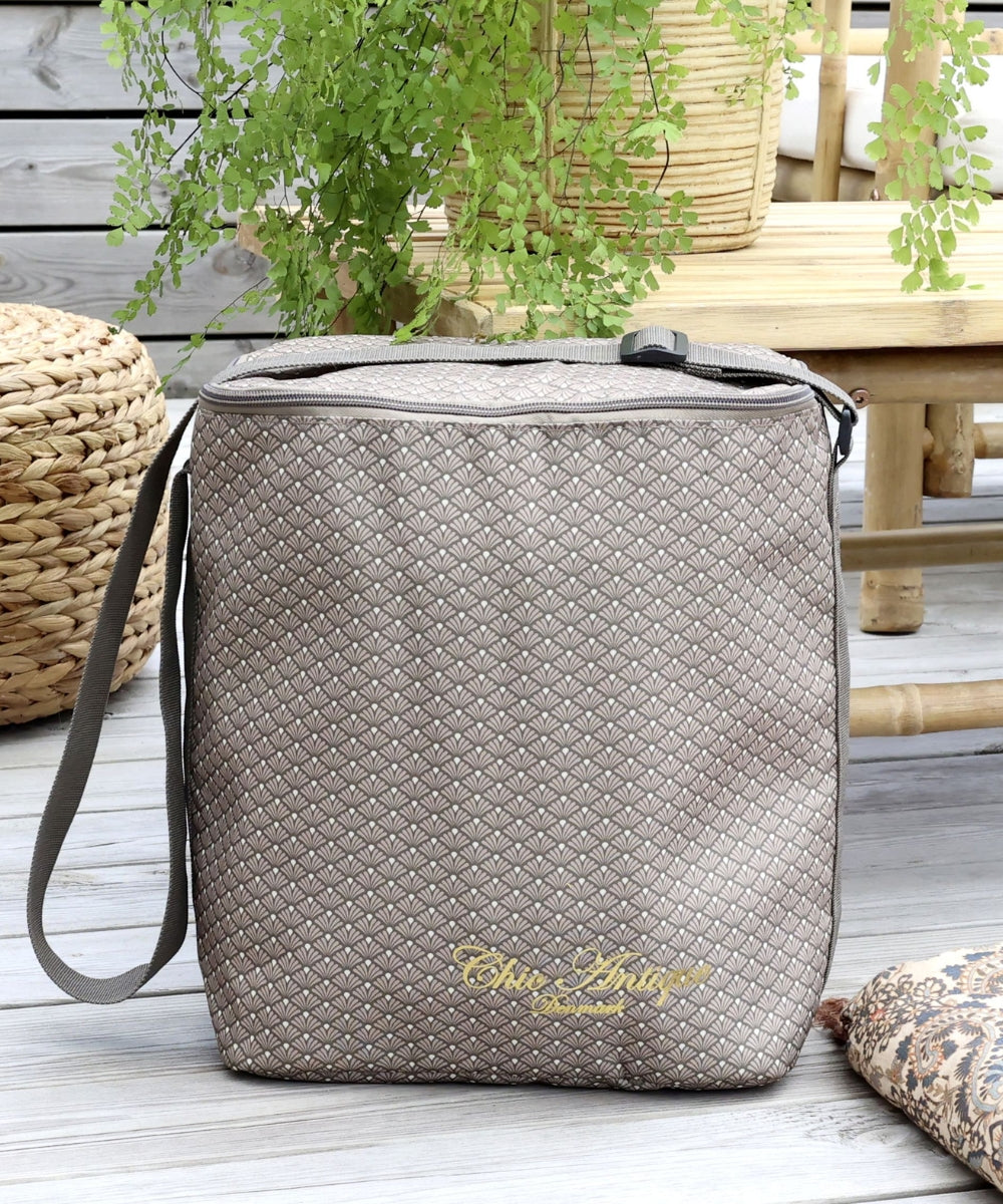 Pessac Cooler Bag w. handle and shoulder strap H32/L26/W16 cm mocca
