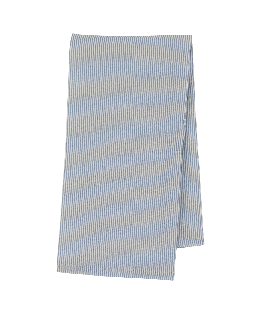 Aix Tea Towel w. Milk Boy Stripes L70/W50 cm Sky Blue & White