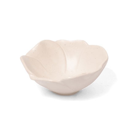 Marumitsu Sazanka 4 sun small bowl
 Pottery white W- 1.20 cm D- 1.20 cm H- 0.53 cm
